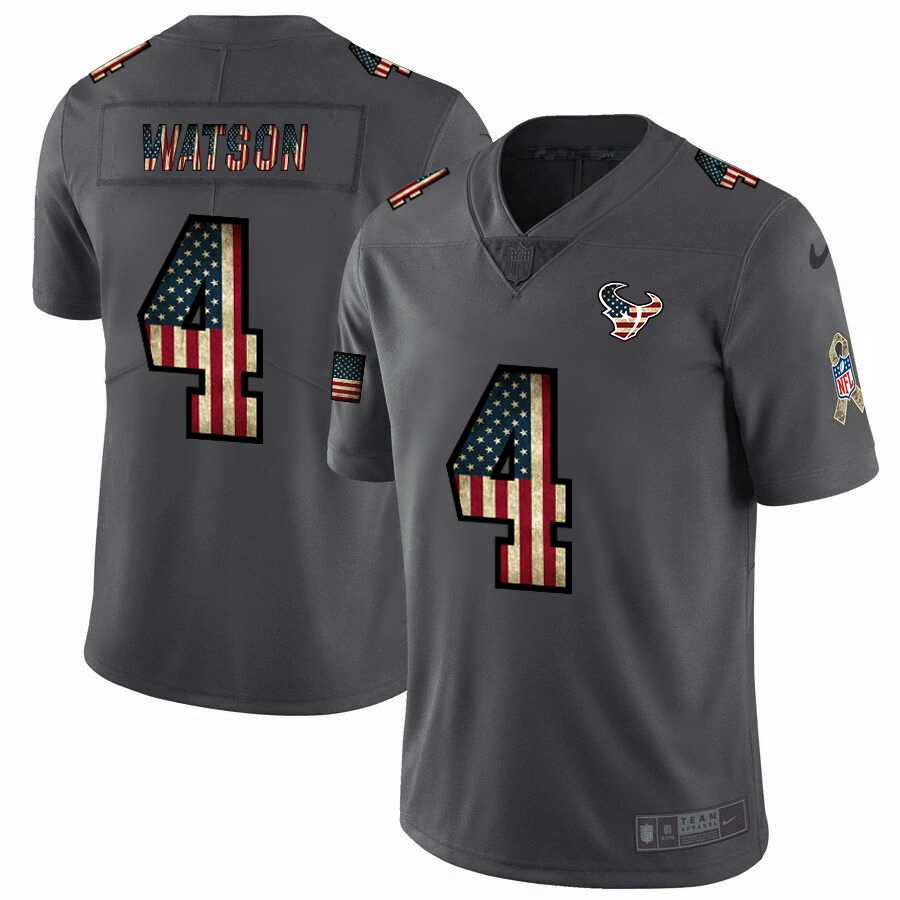 Nike Texans 4 Deshaun Watson 2019 Salute To Service USA Flag Fashion Limited Jersey Dyin,We sell and wholesale Nike Texans 4 Deshaun Watson 2019 Salute To Service USA Flag Fashion Limited Jersey Dyin on line form chian!